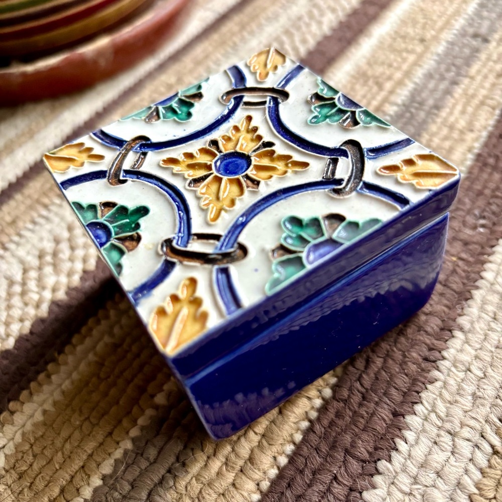 Colorful Ceramic Art Box